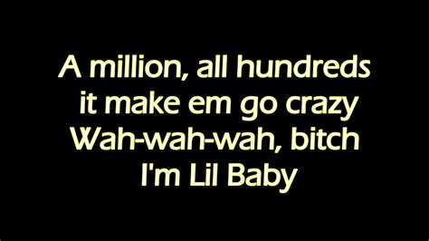 Lil Baby Ft Drake Yes Indeed Lyrics Youtube
