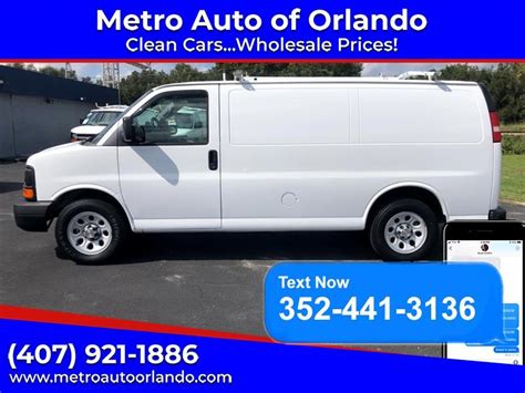 Used 2013 Chevrolet Express 1500 Cargo For Sale In Wildwood Fl 34785