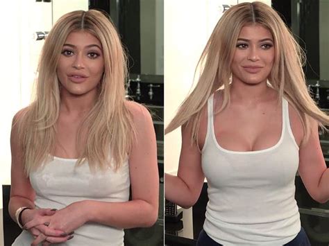 Kylie Jenner Denies Breast Implants Shares Her Cleavage Secrets