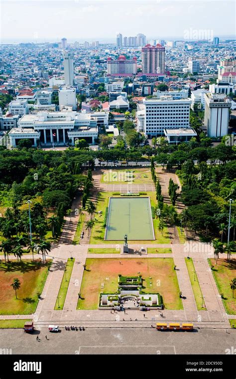 View Over Jakarta The Capital City Of Indonesia Asia Stock Photo Alamy