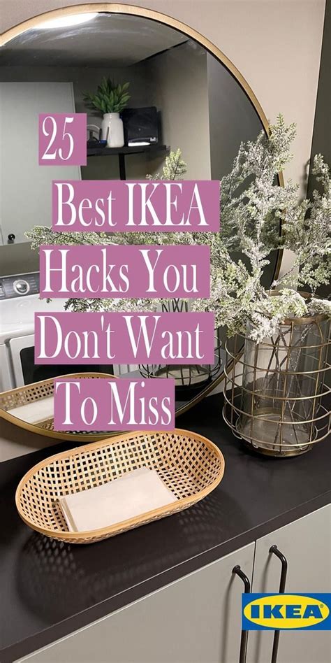 25 Best Ikea Hacks Don T Want To Miss Ikeadiy Furnitureideas Diy Diy Hacks Ikea Hacks Ikea