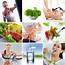 26538005  Healthy Lifestyle Theme Collage Composed Of Different Images
