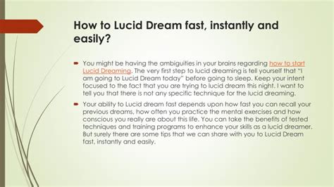Ppt Is Lucid Dreaming Dangerous Powerpoint Presentation Id7263085
