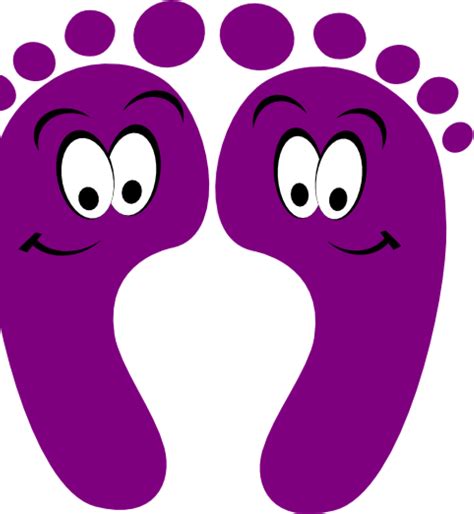 Happy Feet Clipart Purple Clipart Purple Happy Feet Cartoon Feet Clip