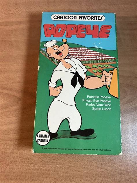 Popeye Cartoon Favorites Vintage Collectible Patriotic Popeye Etsy