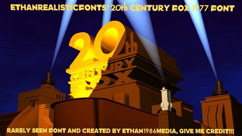 1977 20th Century Fox Font By Ethan1986media On Deviantart