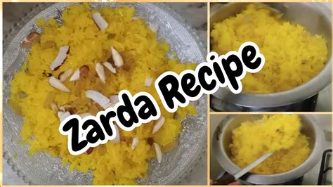 Zarda Recipe Meethe Chawal Recipe Quick And Easy Recipe Of Zarda