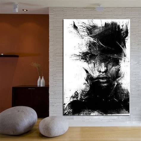 Figure Abstract Hand Painted Oil Painting On Canvas Home Decoration