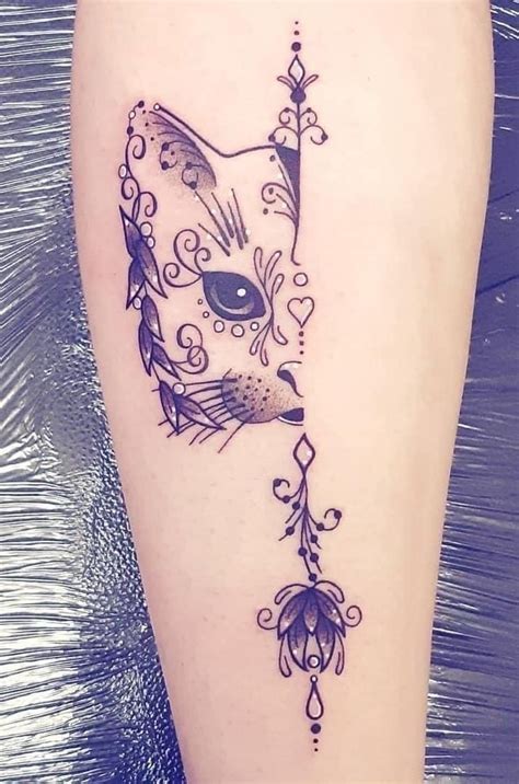 Pin By Corrina Mynott On Tattoos Cat Face Tattoos Cat Tattoo Designs