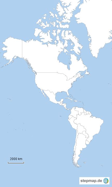 Karte Kontinent Amerika Karte BundeslÄnder