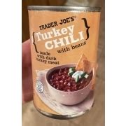 Trader Joe S Turkey Chili With Beans Canned Calories Nutrition