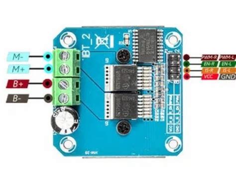 Double Bts7960 43a H Bridge High Power Stepper Motor Driver Module At