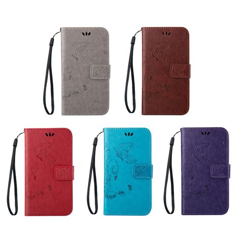 Luxury Retro Pu Leather Soft Silicon Flip Coque Cover Case For