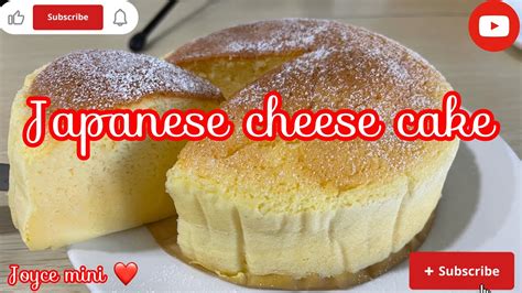 How To Make Fluffy Japanese Cheesecake Joyce Youtube