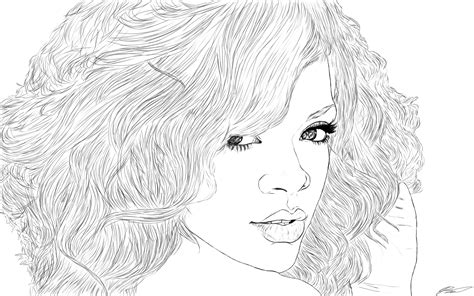 Rihanna Coloring Pages Books 100 FREE And Printable