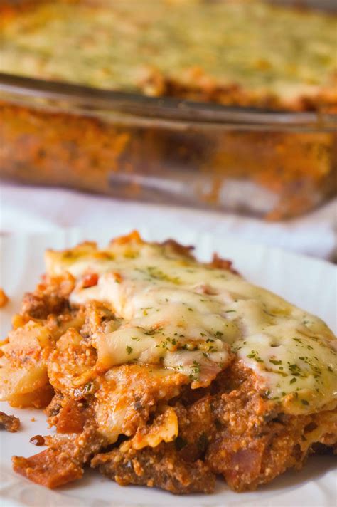 Three Meat Lasagna Casserole This Is Not Diet Food