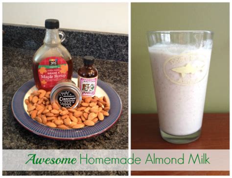 Homemade Almond Milk A Tasty Healthy Snack The Borrowed Abodethe