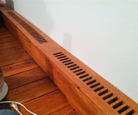 These baseboard heater covers are for home and business uses. How to Make Wooden Baseboard Heater Covers. (With images ...