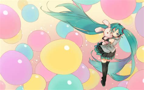 Download Hatsune Miku Anime Vocaloid Hd Wallpaper By Komagarita