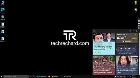 How To Disable The News And Interests Widget In Windows 10 Techrechard