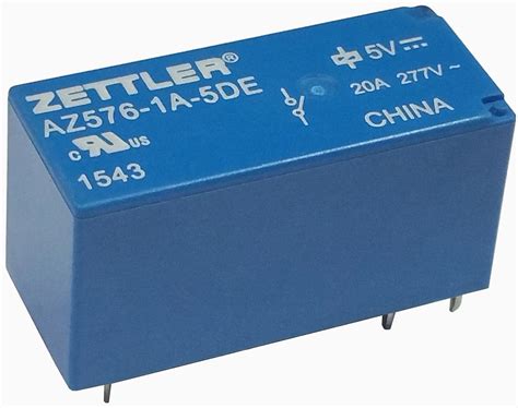 Industrial Electromechanical Relays Zettler Electronics Hk Ltd