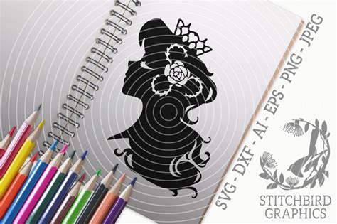 Sleeping Beauty Silhouette Svg