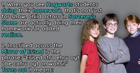 30 Magical Behind The Scenes Facts About Harry Potter You Never Knew