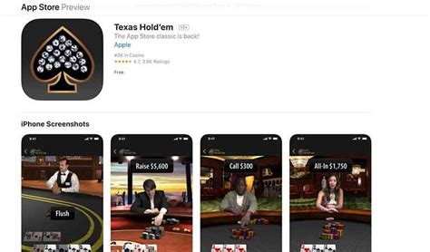 Your best texas holdem hands will be made by using your hole cards and the five cards in the middle to make the best possible five card poker hand. Apple's Texas Hold'em Returns to the App Store - Online ...