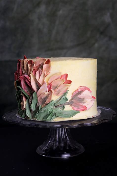 I Taught Myself To Paint Cakes With Palette Knives And Buttercream For
