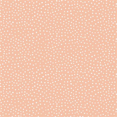 Happiest Dots In Peach Fabric