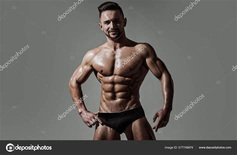 Sexy Man Muscular Body Bare Torso Muscular Shirtless Man Attractive Stock Photo By Tverdohlib