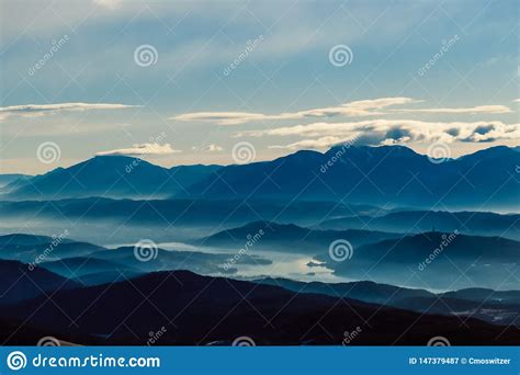 Mountains Dobratsch Sunrise Stock Image Image Of Cloud Nature 147379487