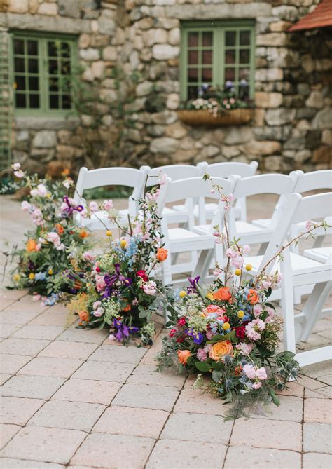 This Wildflower Wedding Uses Pressed Florals and Lush Arrangements to