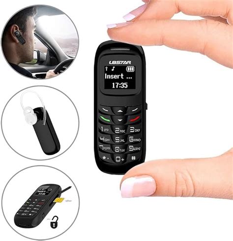 L8star Mini Small Mobile Cell Phone Bm70 Gsm Bluetooth Dialer Headset