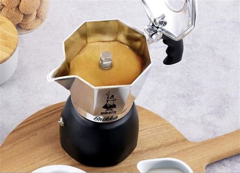 Bialetti Brikka 4 Cups 170ml Black Stove Top Espresso Maker Creative Cookware