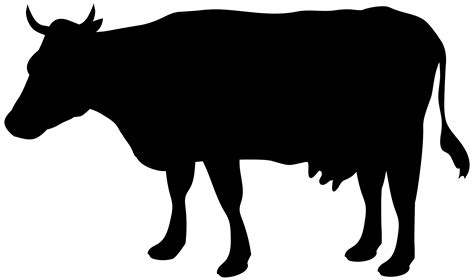 Cattle Silhouette Illustration Cow Silhouette Png Clip Art Image Png