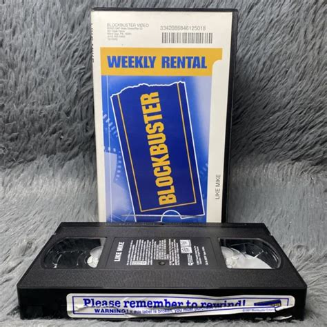 Lot Of Blockbuster Video Vhs Rental Tapes With The Clamshell Case