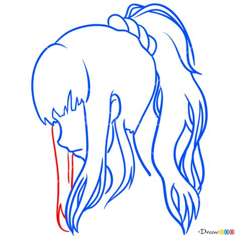 How To Draw Ponytail Hairstyles