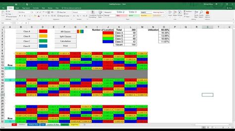Designing the layout for a storage facility requires knowledge of diverse domains. Using excel to generate a warehouse storage heatmap | Warehouse layout, Excel, Warehouse