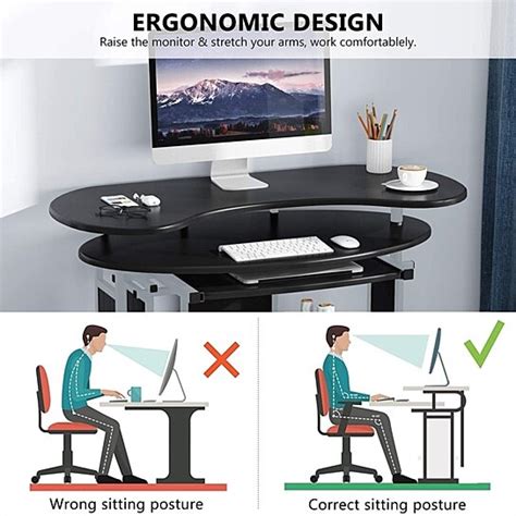 Buy Tribesigns Reversible L Shaped Computer Desk Modern Rotating Computer Office Corner Desk By