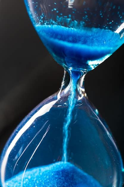 Premium Photo Blue Hourglass