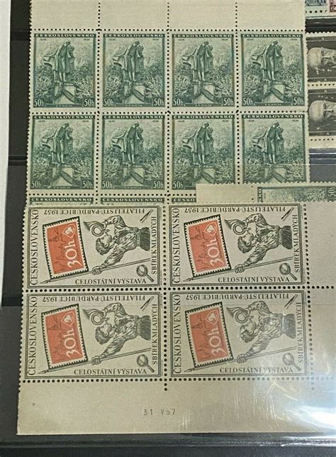 Antike Vintage Ceskoslovensko Tschechoslowakei Briefmarkensammlung