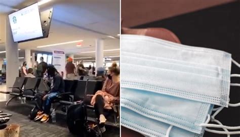Passenger Cries At Airport After Being Kicked Off Flight For Refusing To Wear A Mask Newshub