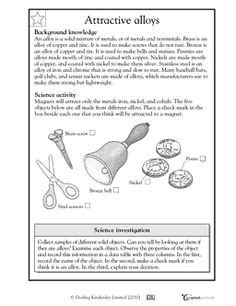 Third grade homeschooling tips & ideas. 17 Best Images of Science Worksheets On Magnets - First ...