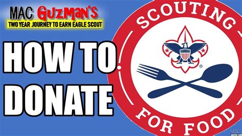 What Is Scouting For Food How To Volunteer In Scouts Bsa Youtube