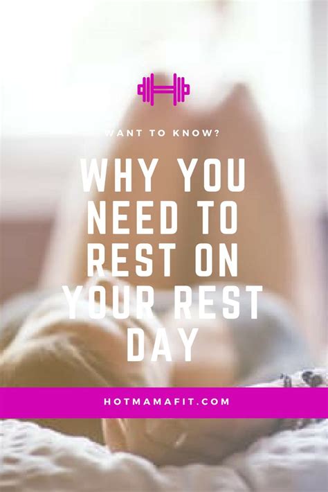 Why Rest Is Important On Rest Day Resting After A Hard Workout What