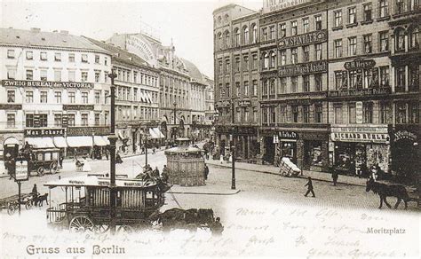Berlin Moritzplatz Kreuzberg Um 1903 Berlin Europäische