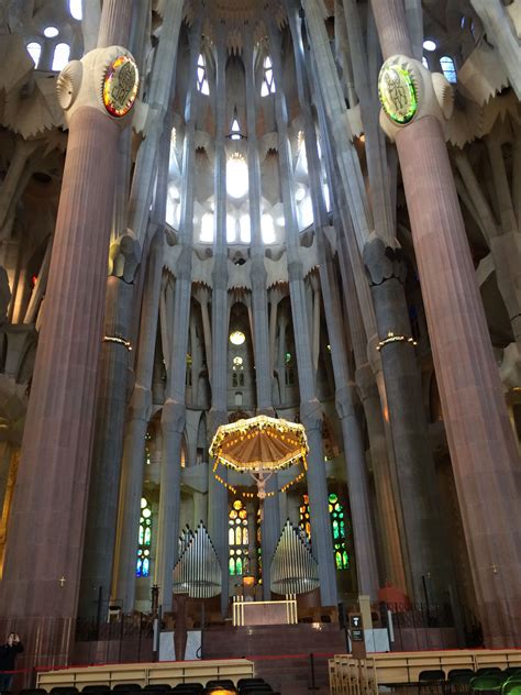 Sagrada Familia Famous Church Built By Gaudi In Barcelona One Of My