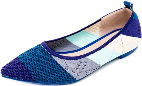Pointed Toe Flats For Women Ballet Comfort Walking Office Loafer Mesh
