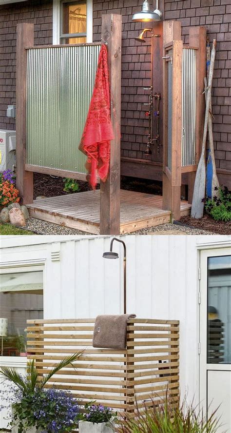 Beautiful Diy Outdoor Shower Ideas Creative Designs Plans On How To Build Easy Garden